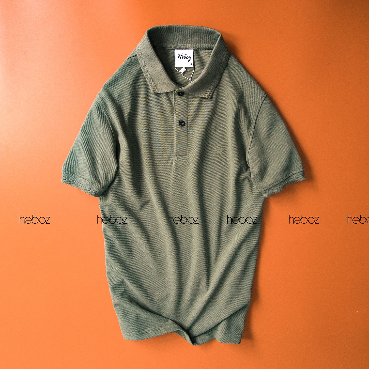 Áo polo Heboz logo thêu 6M - 00000372