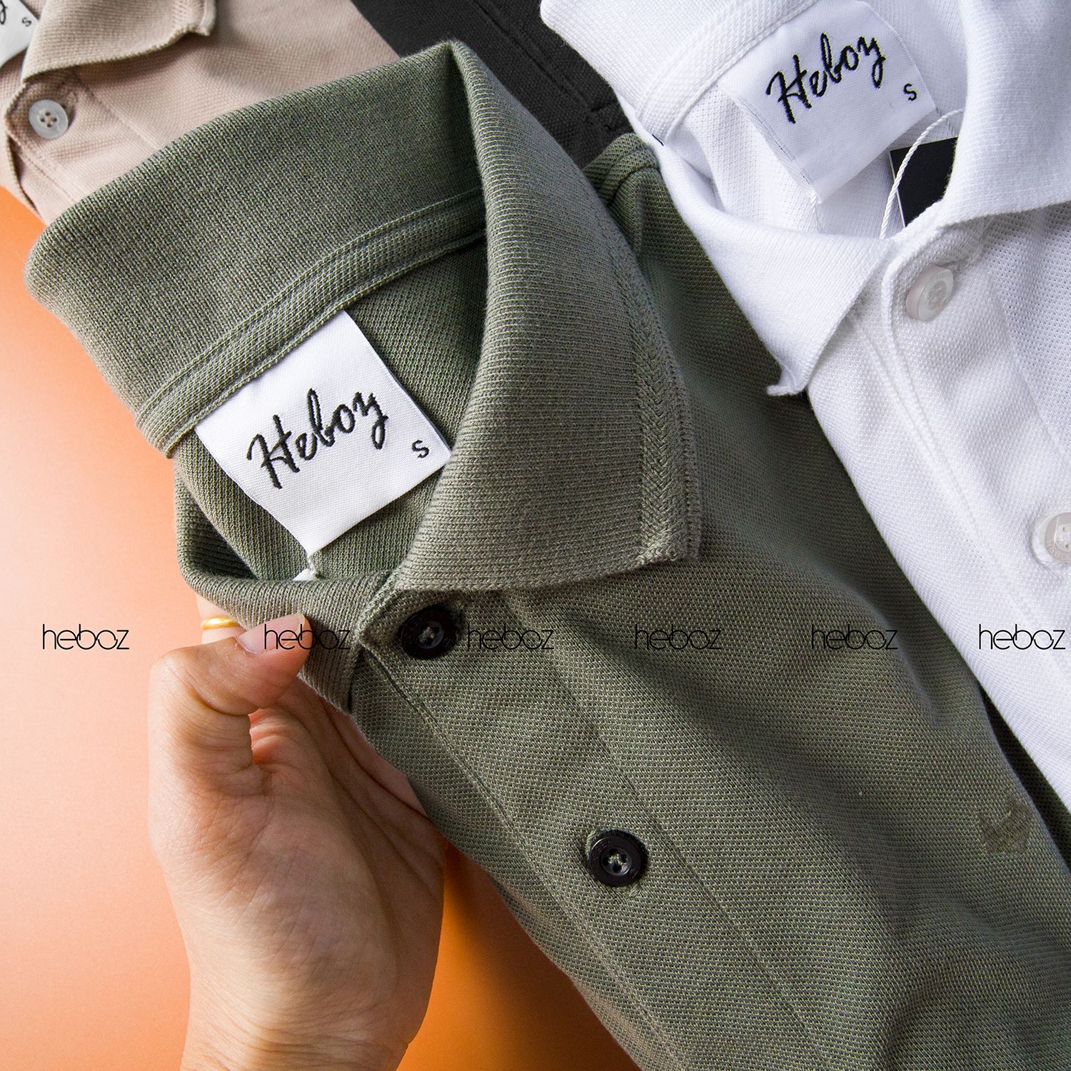 Áo polo Heboz logo thêu 6M - 00000372