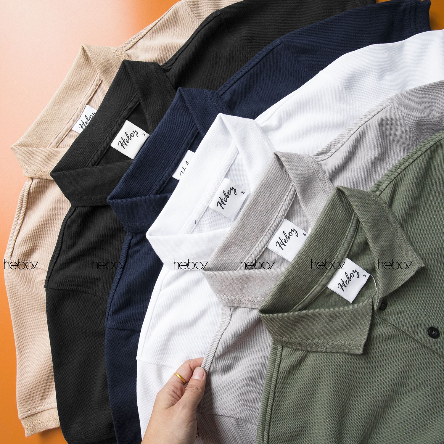 Áo polo Heboz logo thêu 6M - 00000372