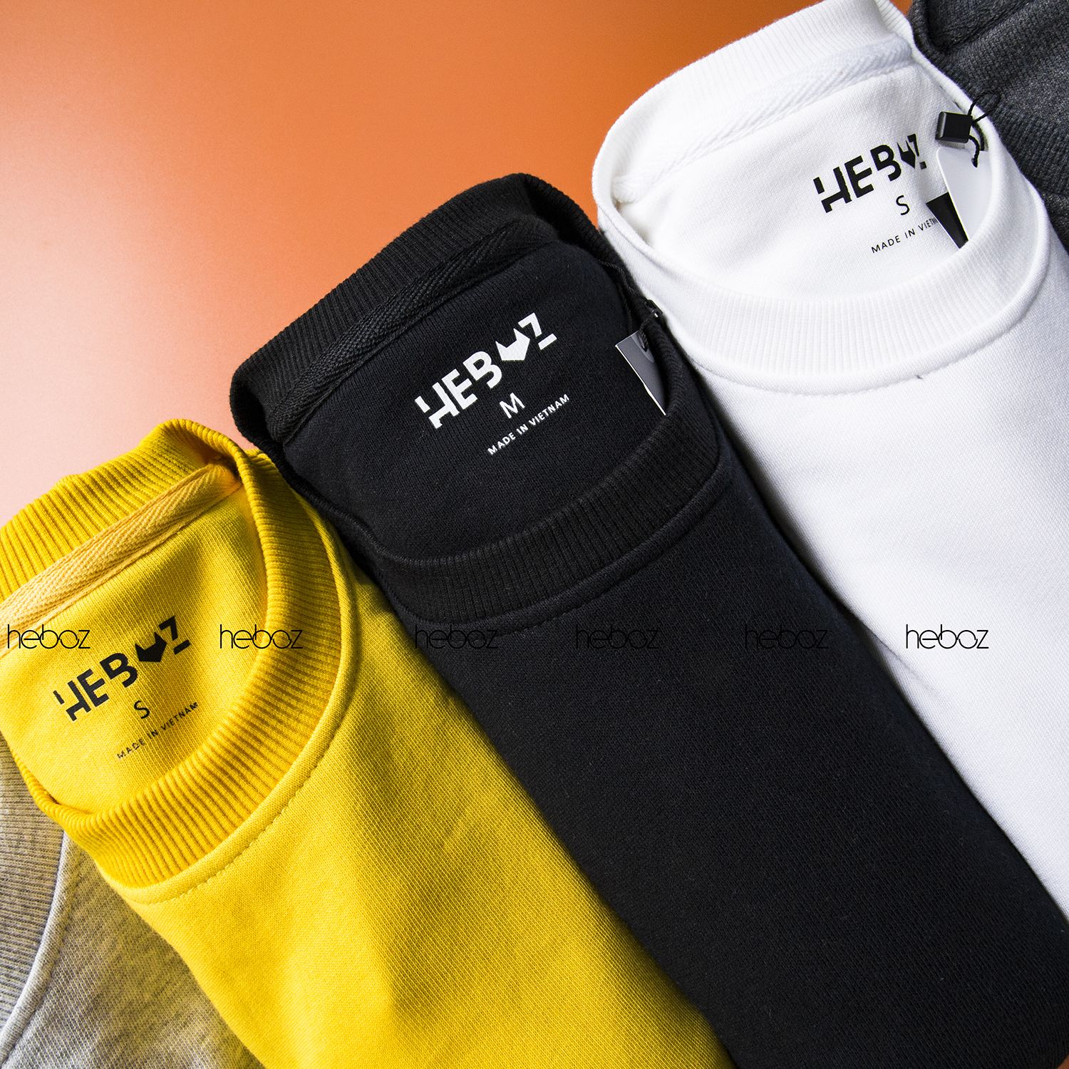 Áo nỉ Heboz trơn 6M - 00000375