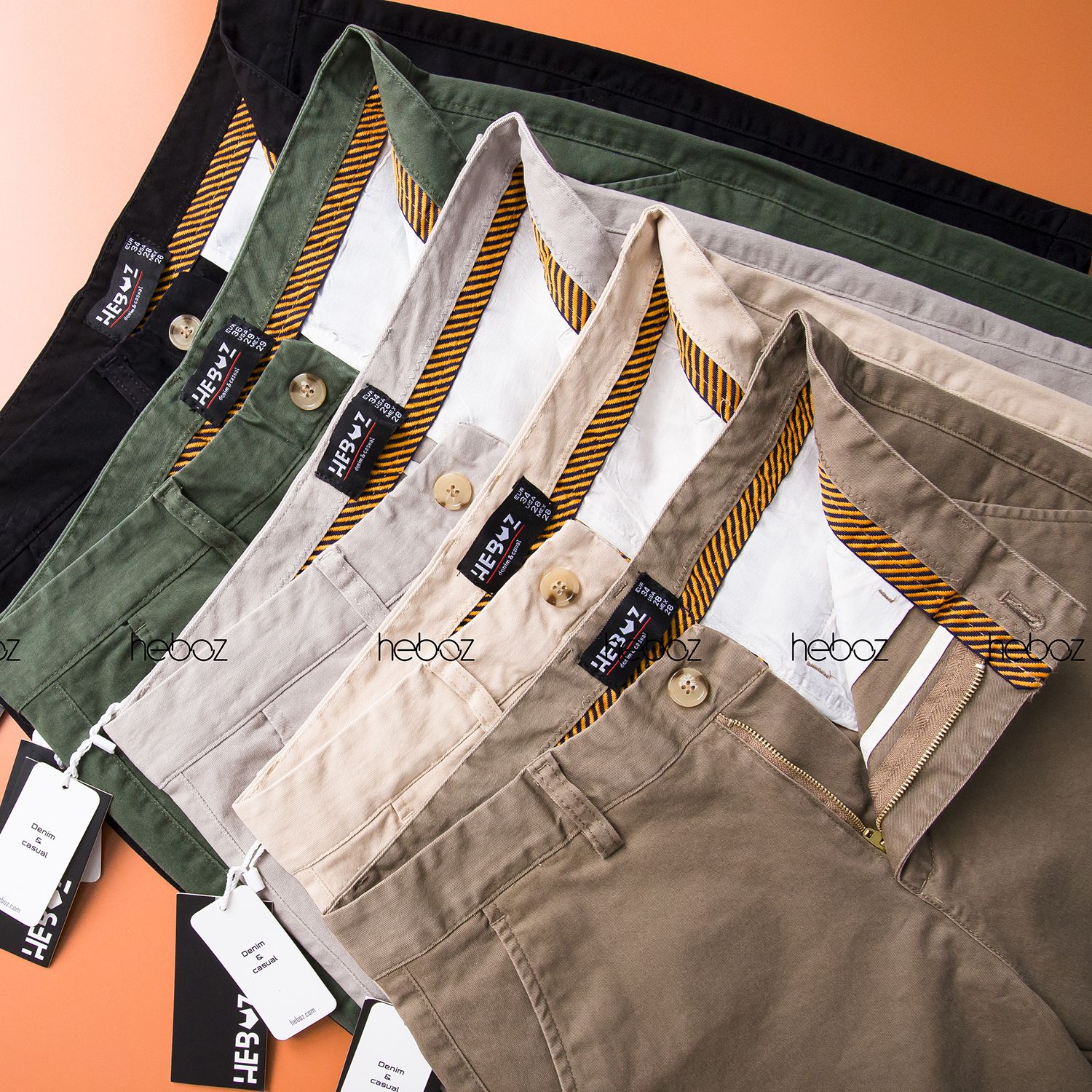 Quần short kaki Heboz 5M