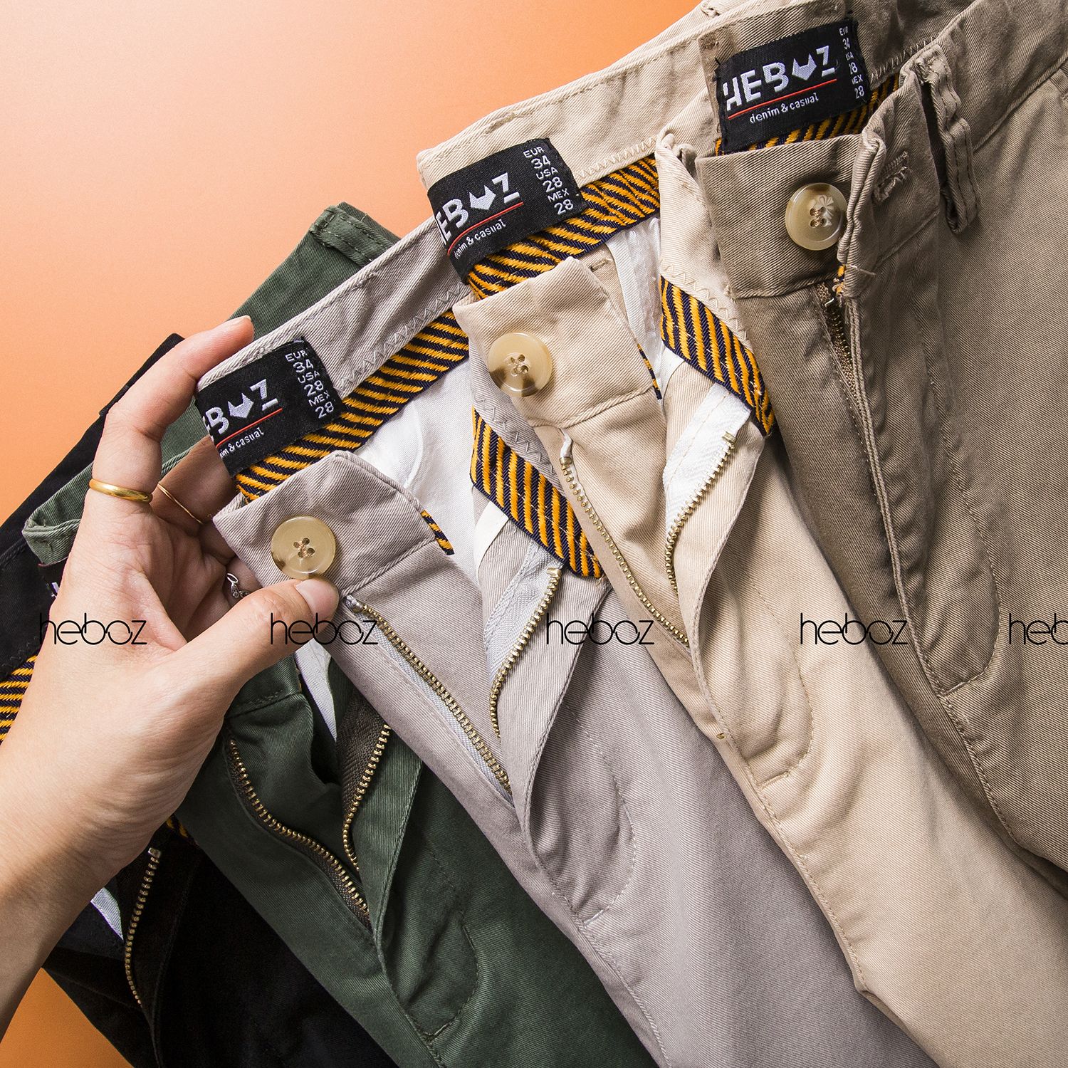 Quần short kaki Heboz 5M