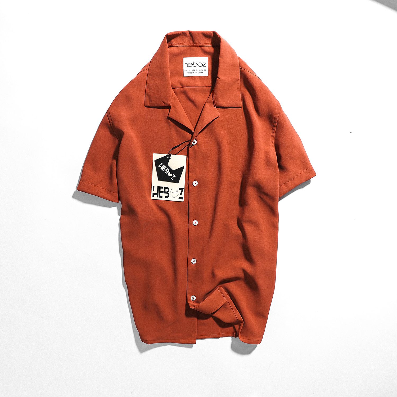 Áo sơ mi ngắn tay Heboz pijama 5M