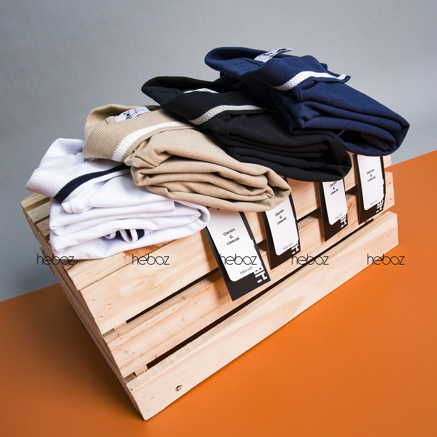 Áo polo Heboz viền XC 4M - 00000387