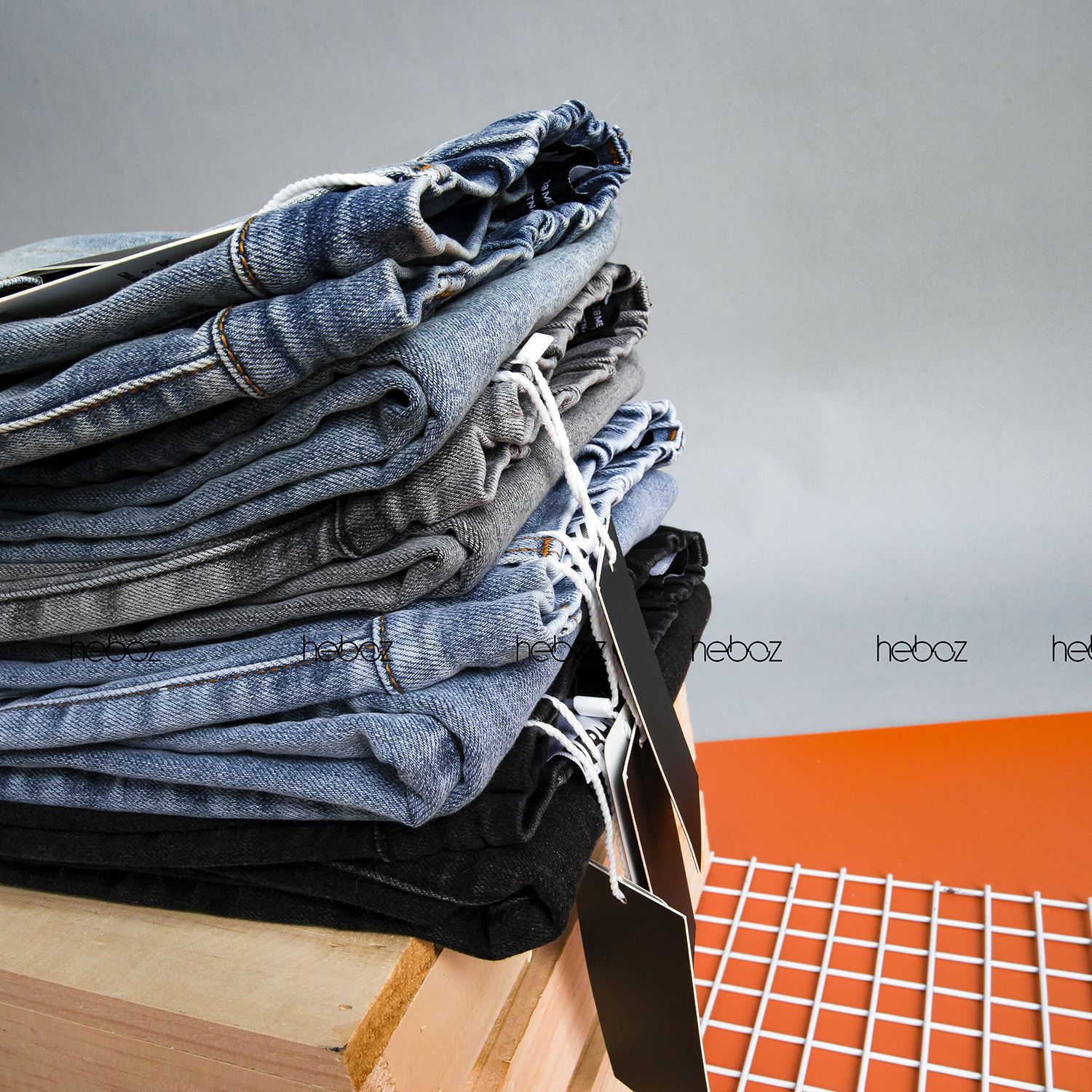 Quần jogger jean HB 4M - 00000385