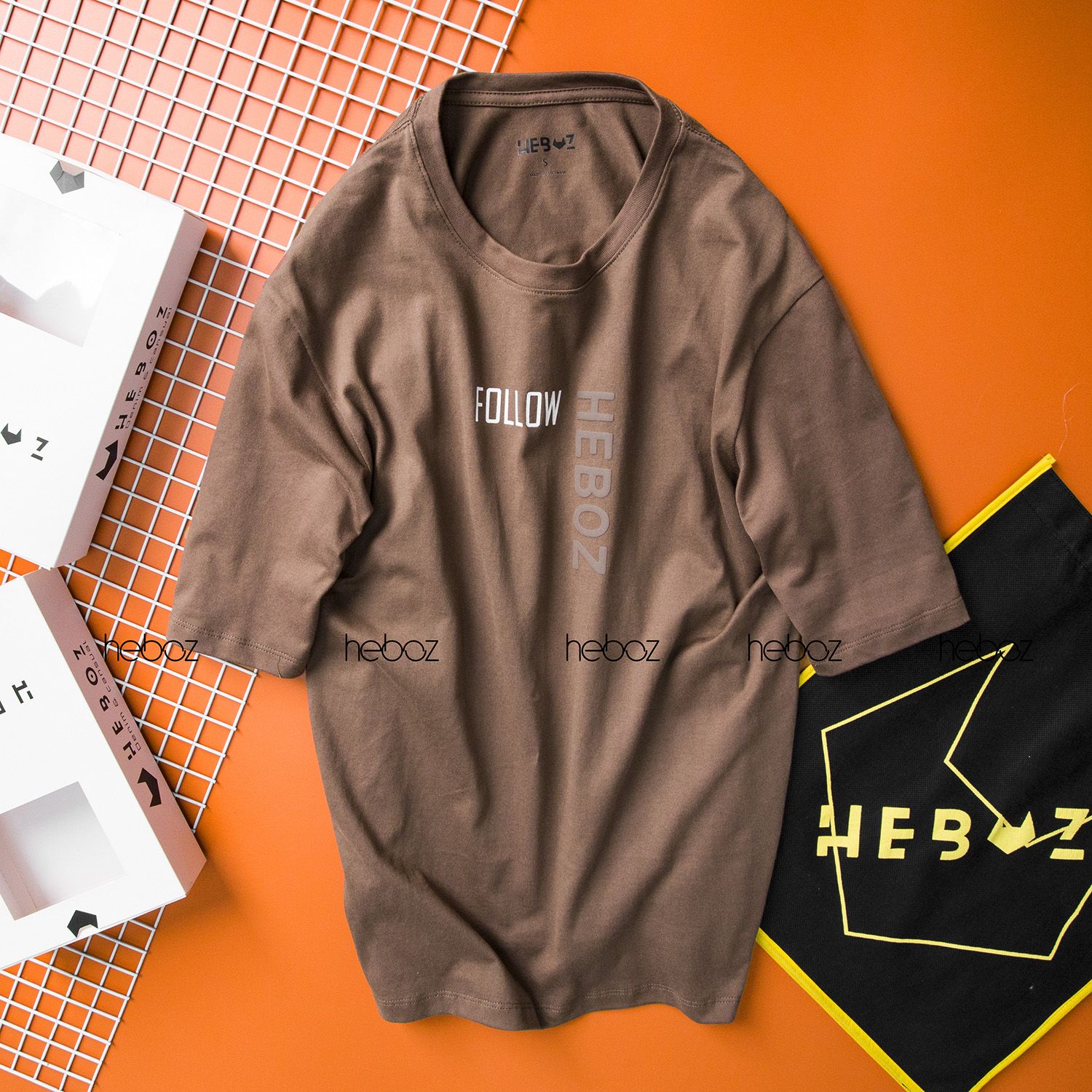 Áo thun Heboz tay lửng 7M