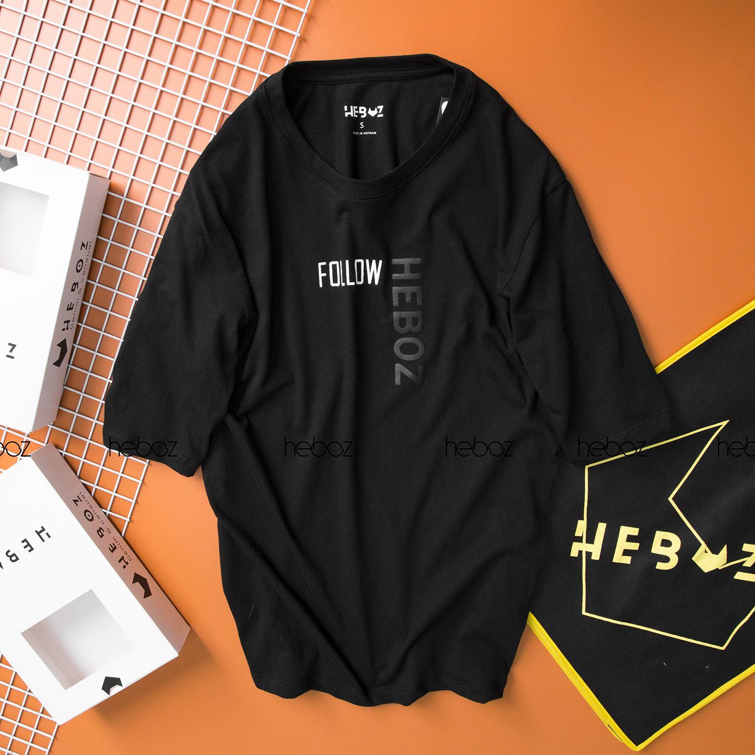 Áo thun Heboz tay lửng 7M