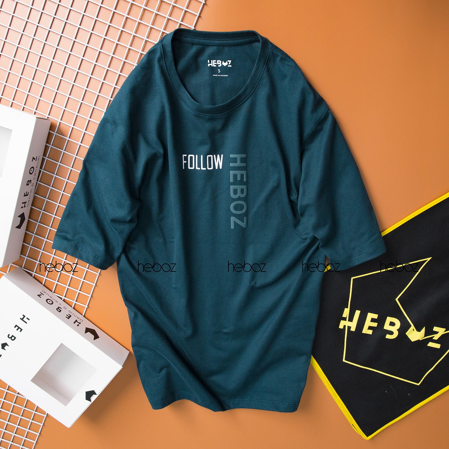 Áo thun Heboz tay lửng 7M