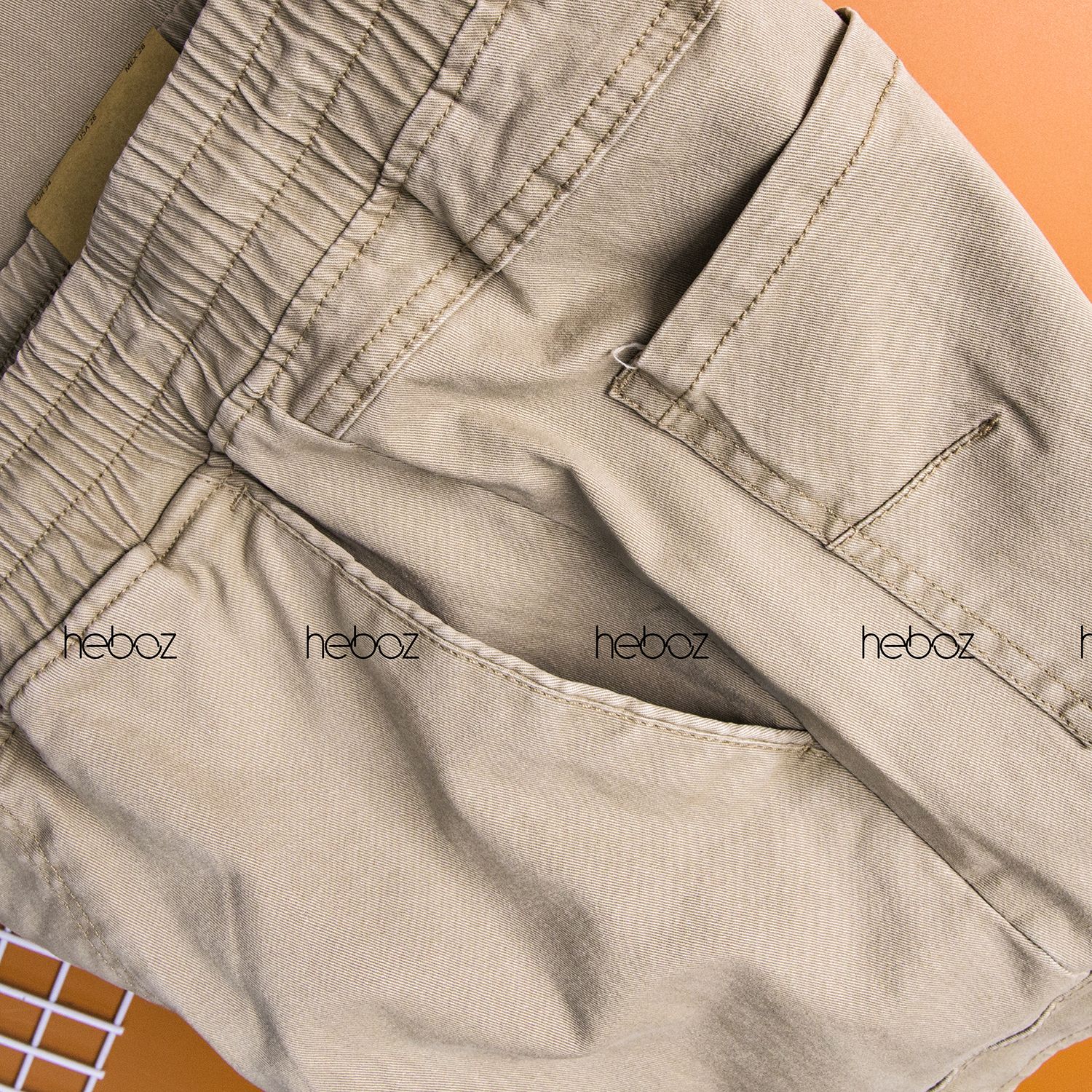 Quần jogger kaki HB túi hộp 4M