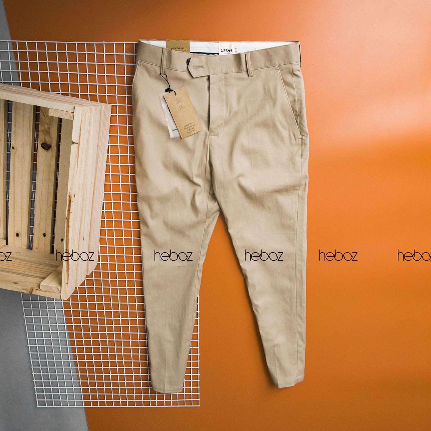 Quần kaki Heboz dáng âu 4M