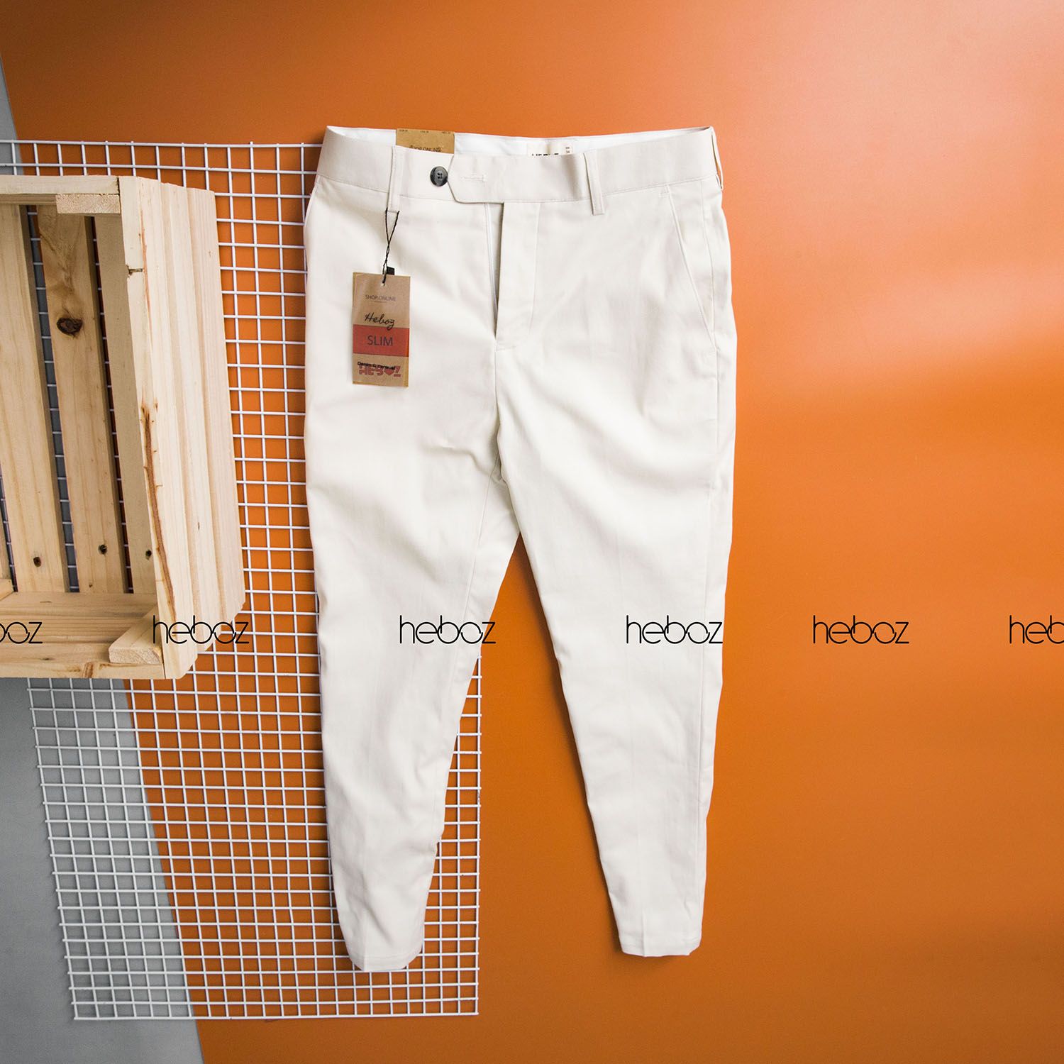 Quần kaki Heboz dáng âu 4M