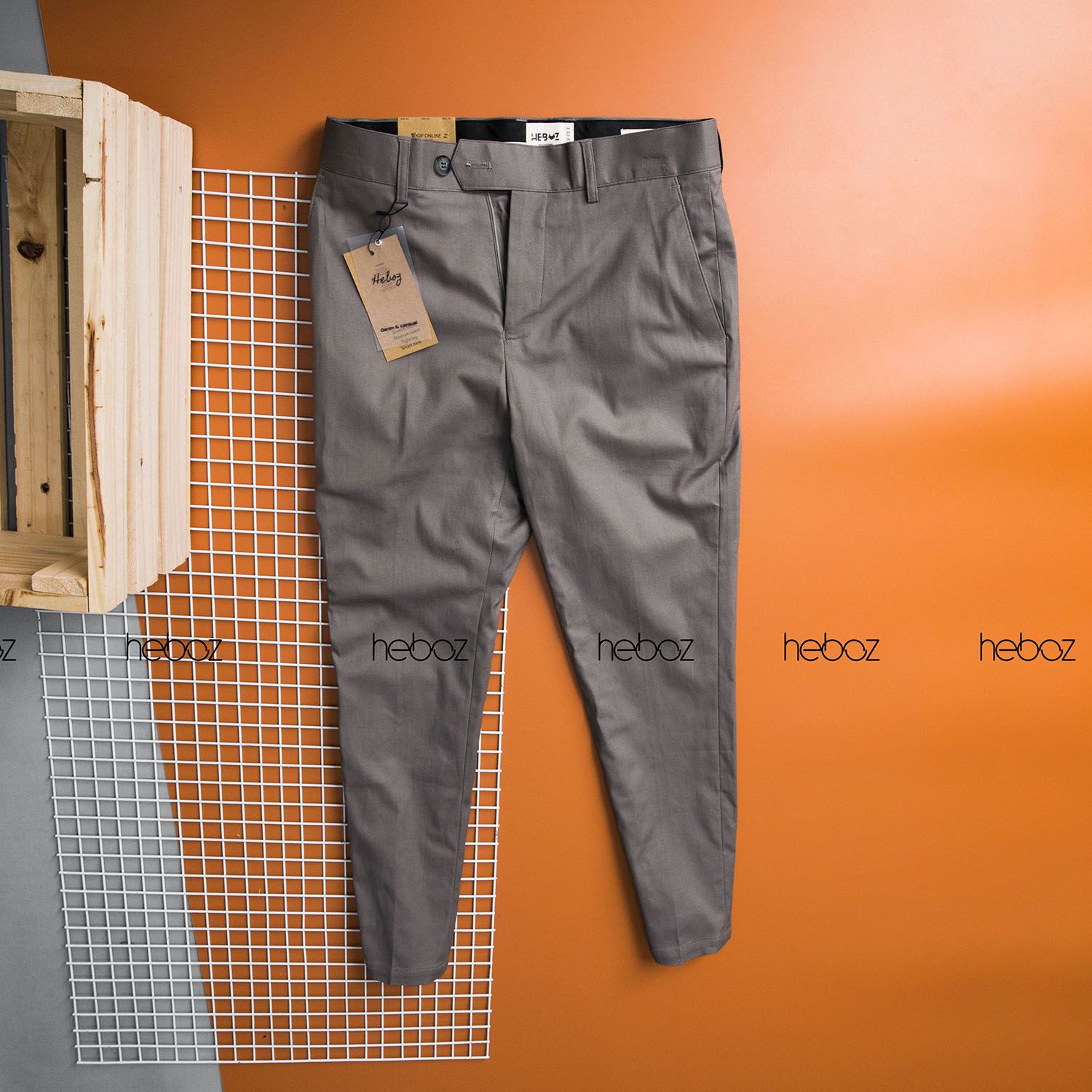 Quần kaki Heboz dáng âu 4M