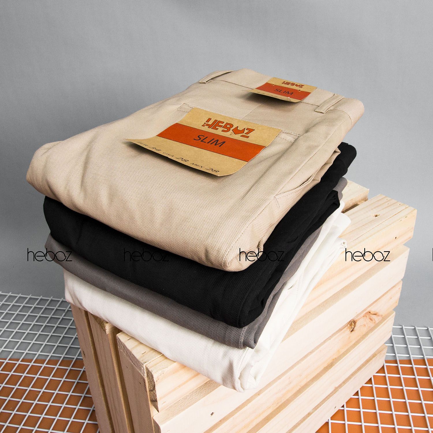 Quần kaki Heboz dáng âu 4M