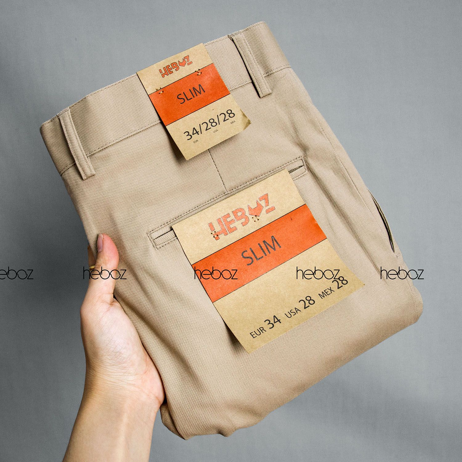 Quần kaki Heboz dáng âu 4M