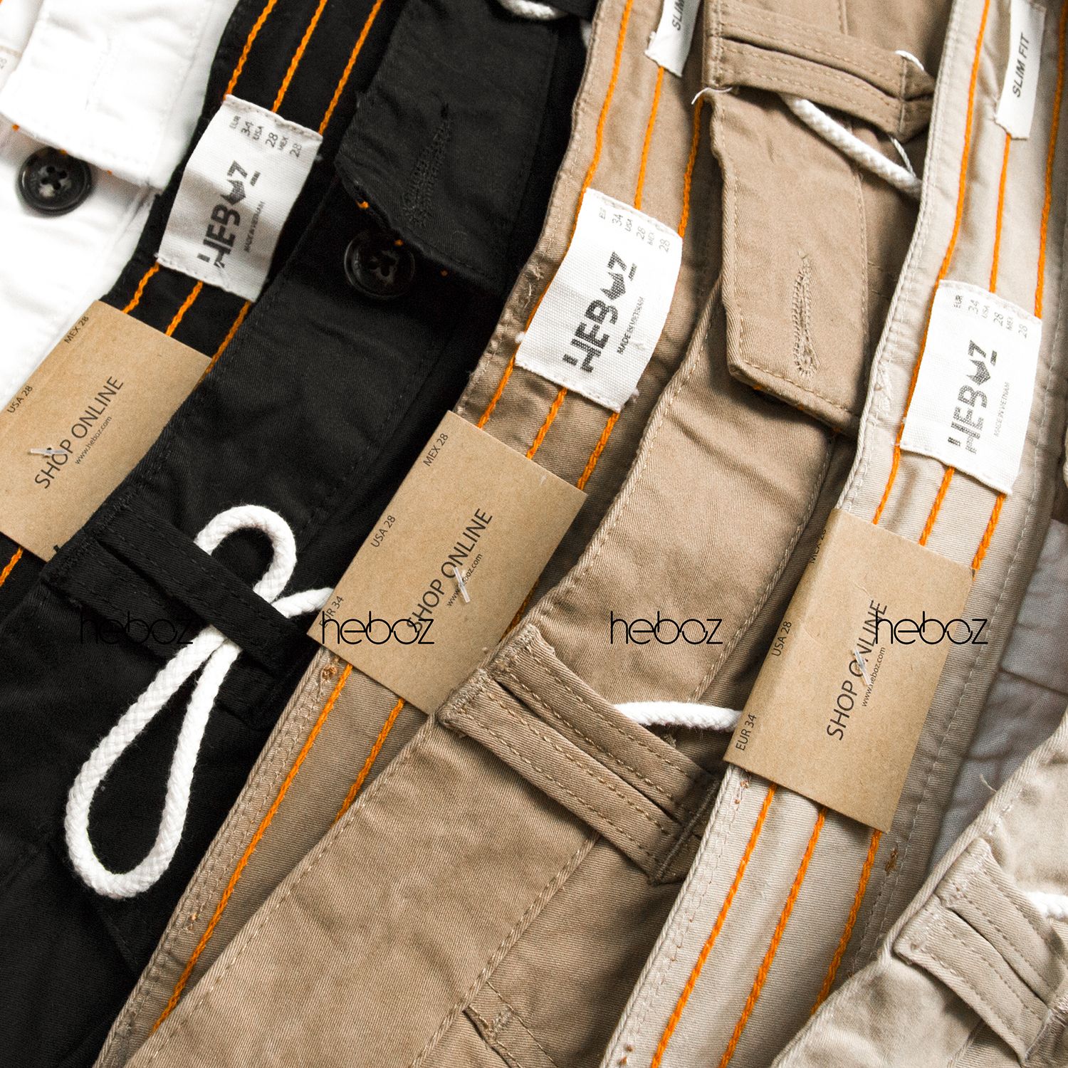 Quần short kaki Heboz 4M(line)