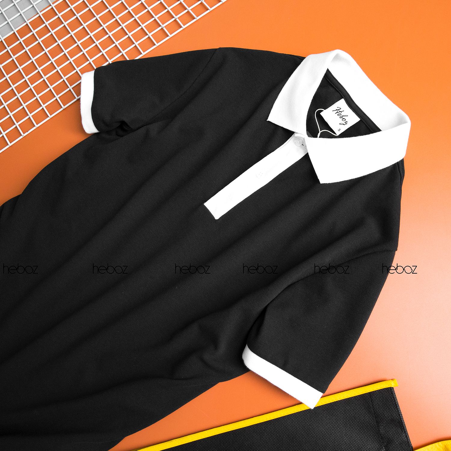 Áo polo Heboz phối viền 5M