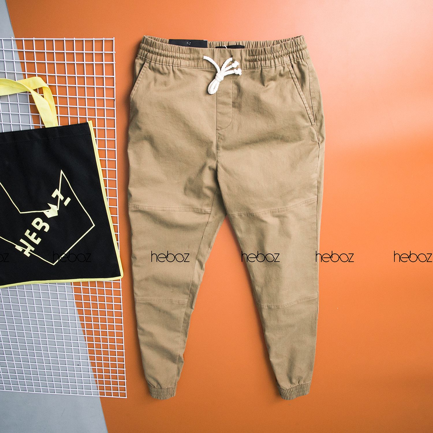 Quần jogger kaki HB TN 4M - 00000429