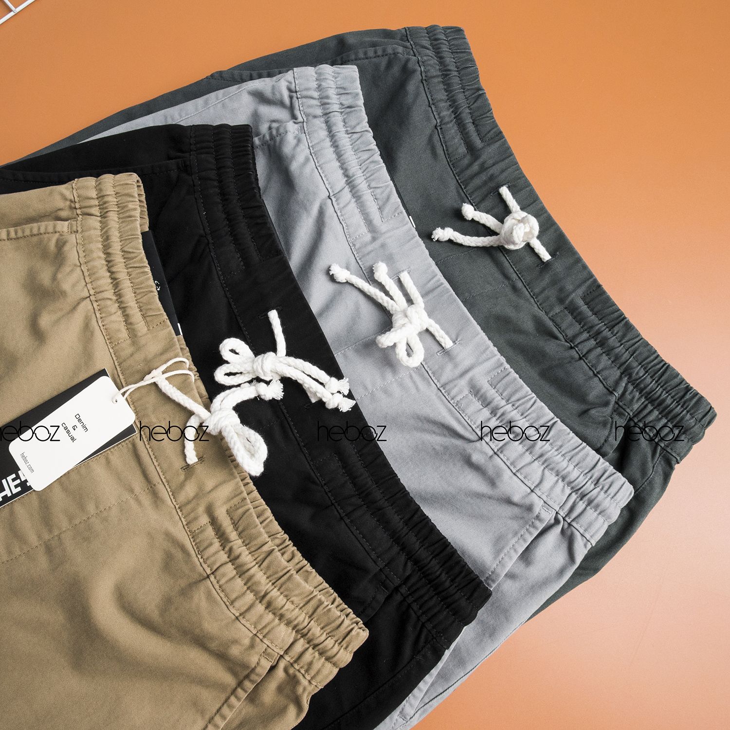Quần jogger kaki Heboz TN 4M