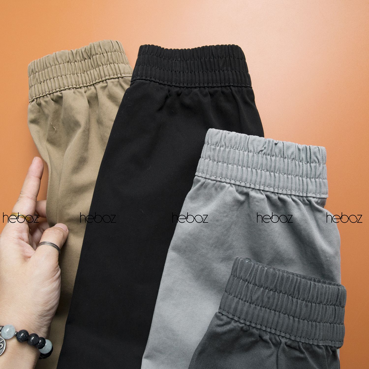 Quần jogger kaki HB TN 4M - 00000429