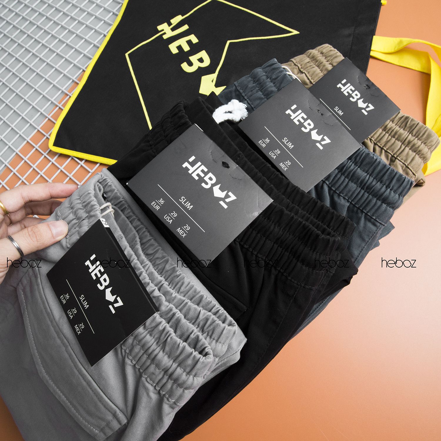 Quần jogger kaki Heboz TN 4M