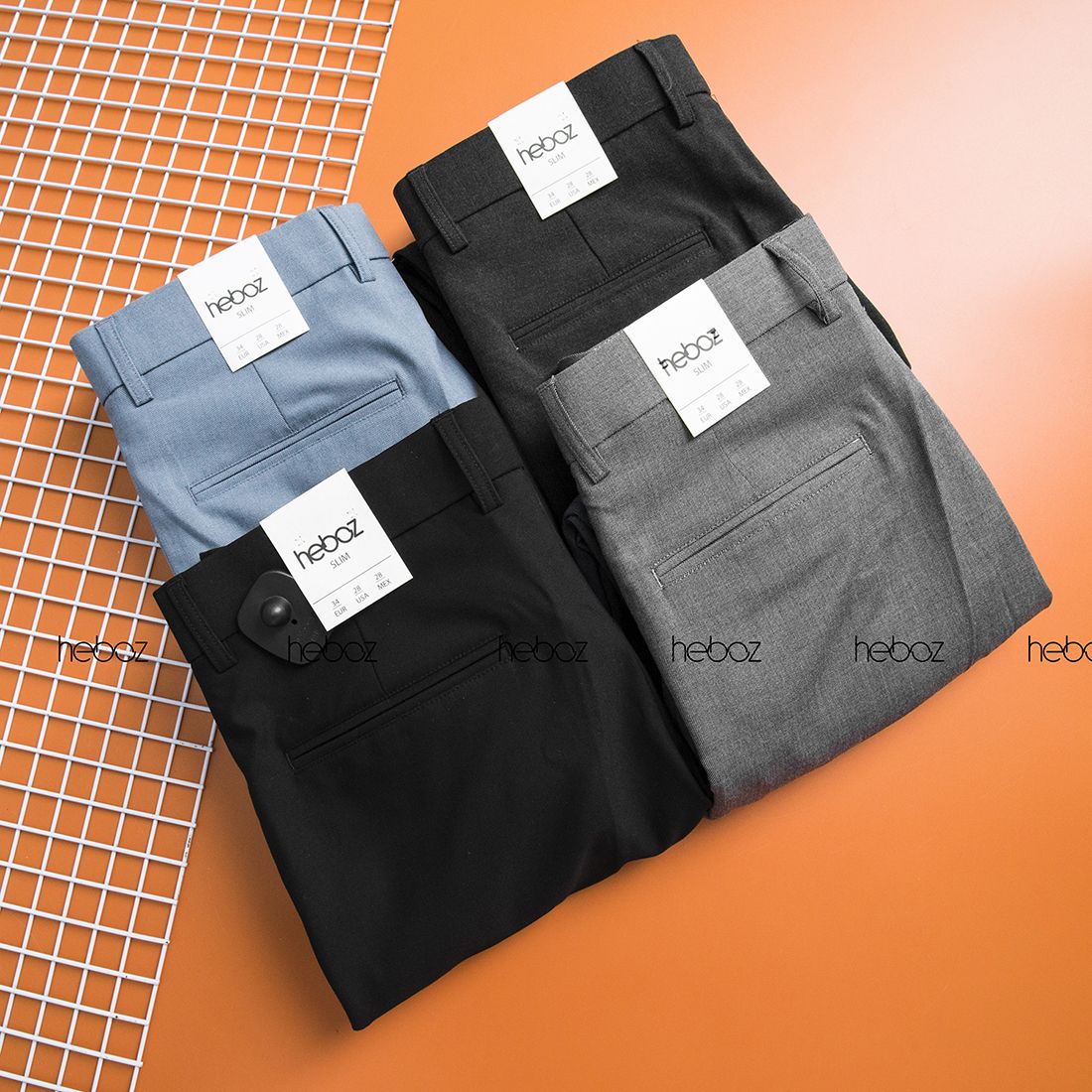 Quần tây Heboz lửng 4M - 00000426