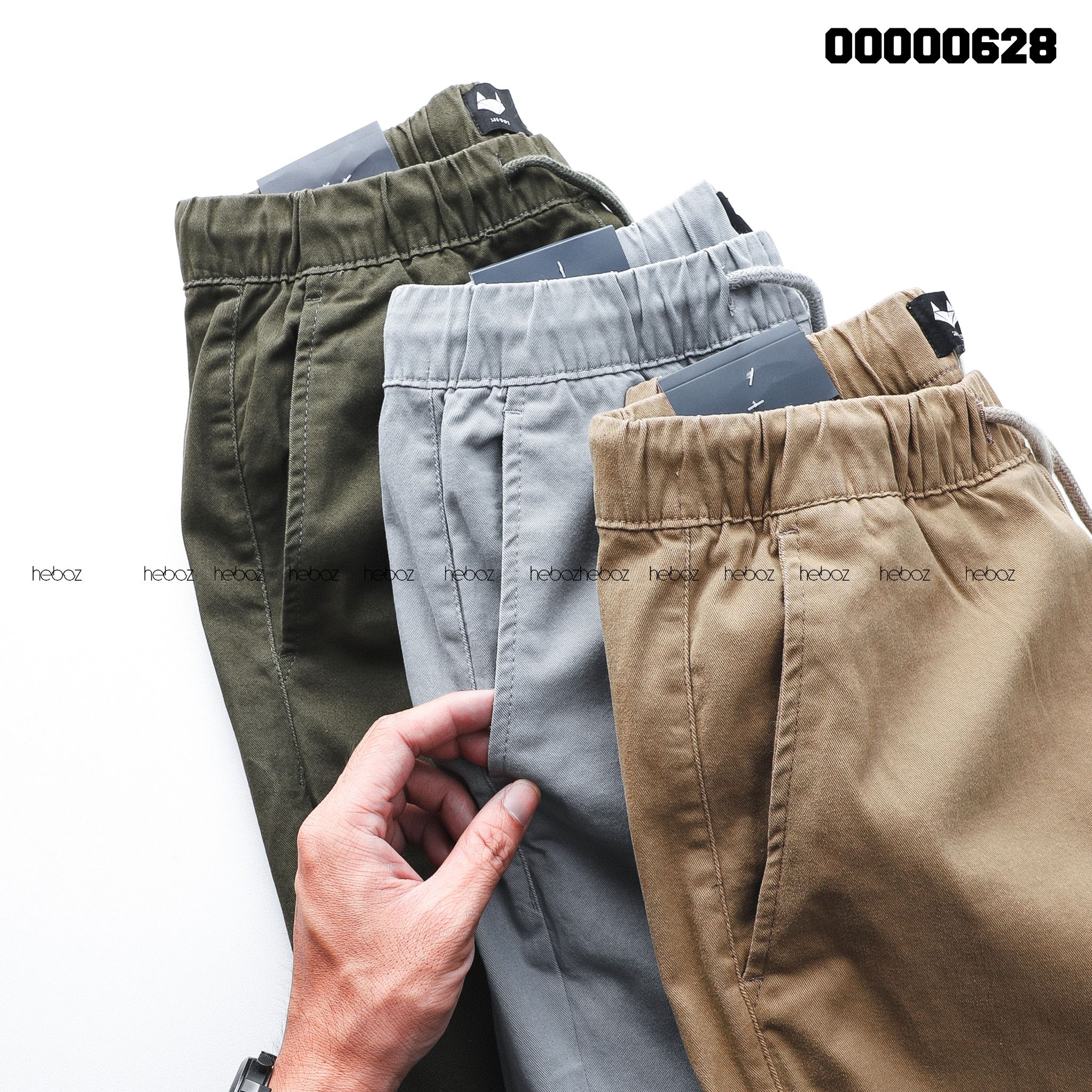 Quần jogger kaki Heboz 5M - 00000628