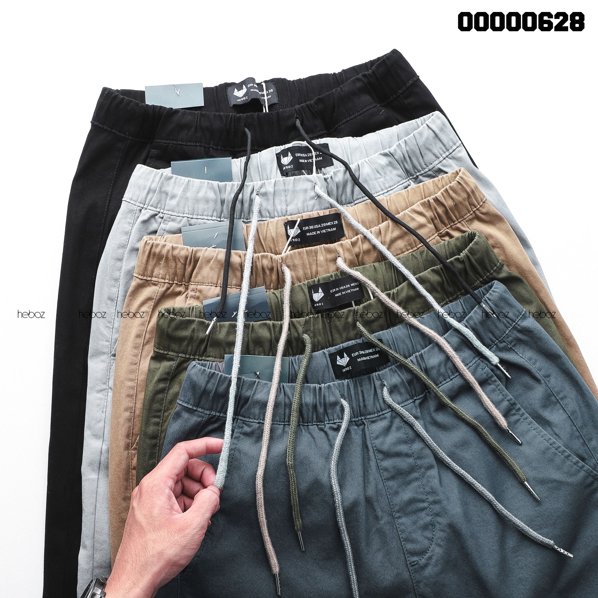 Quần jogger kaki Heboz 5M - 00000628