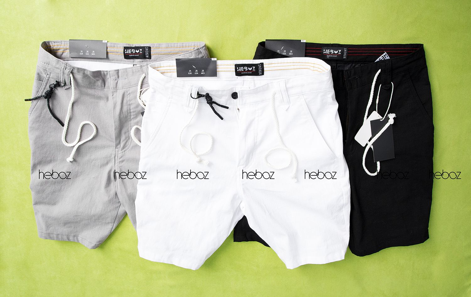 Quần short linen Heboz 3M