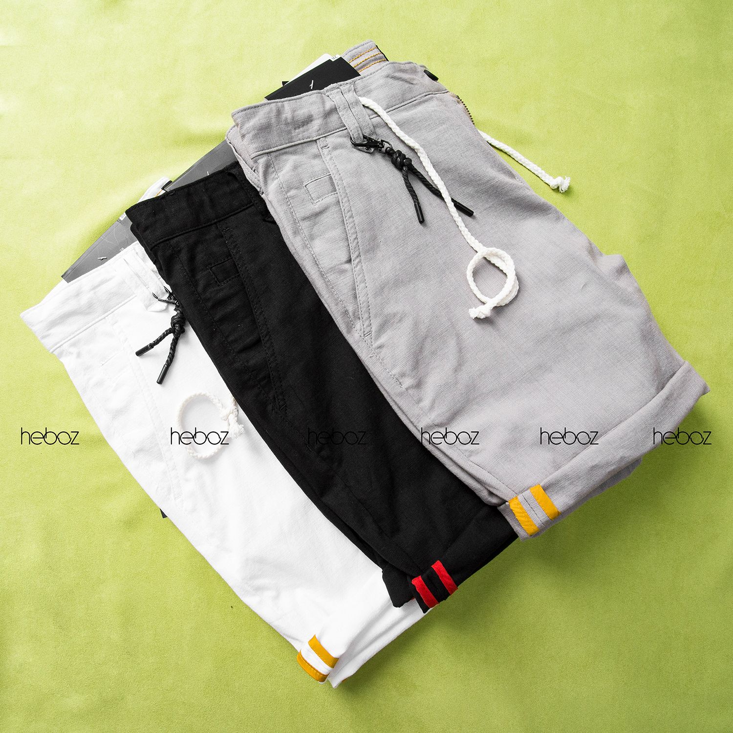 Quần short linen Heboz 3M