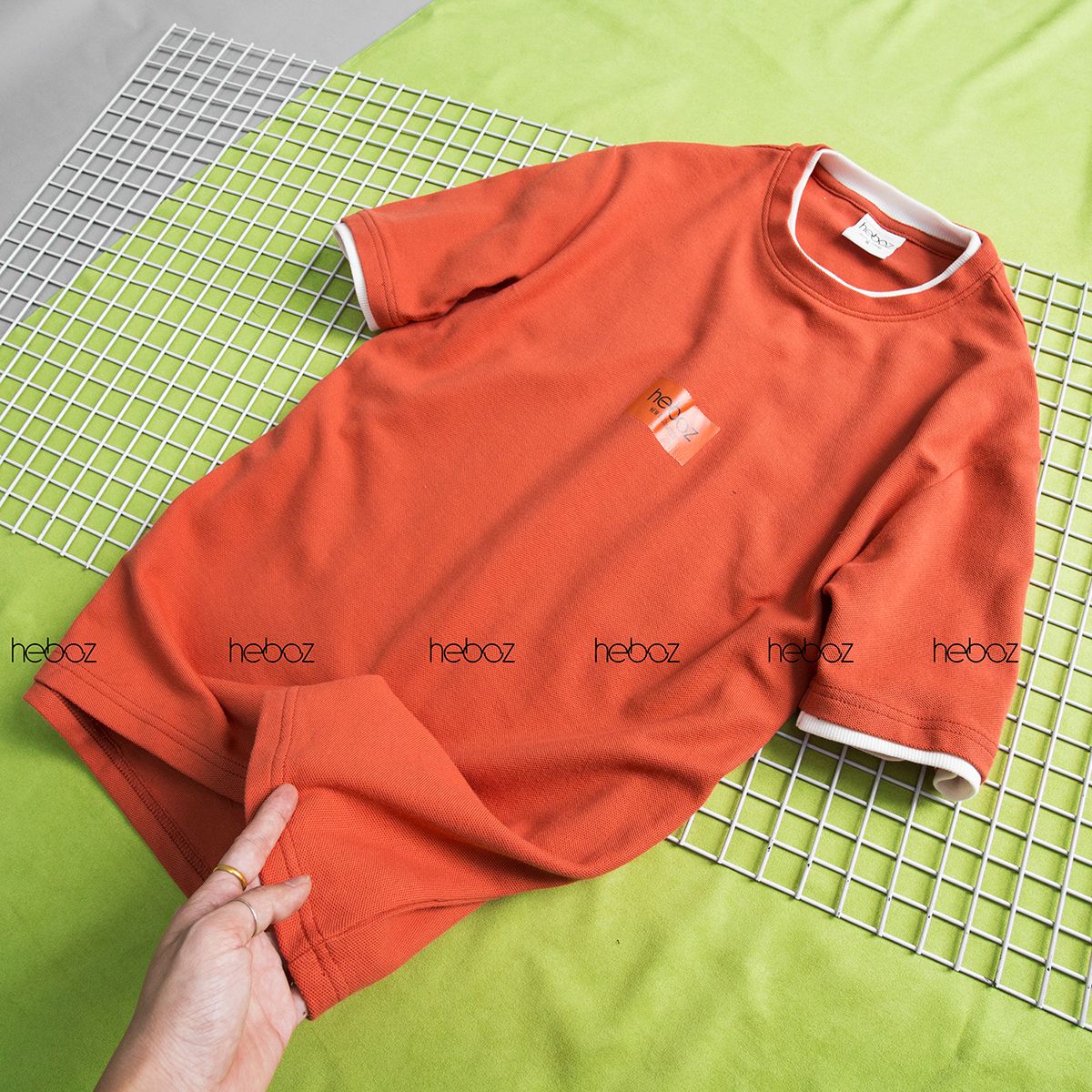 Áo thun HEBOZ phối viền 5M