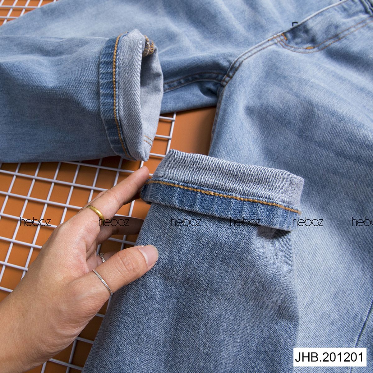 Quần jean suông Heboz 3M
