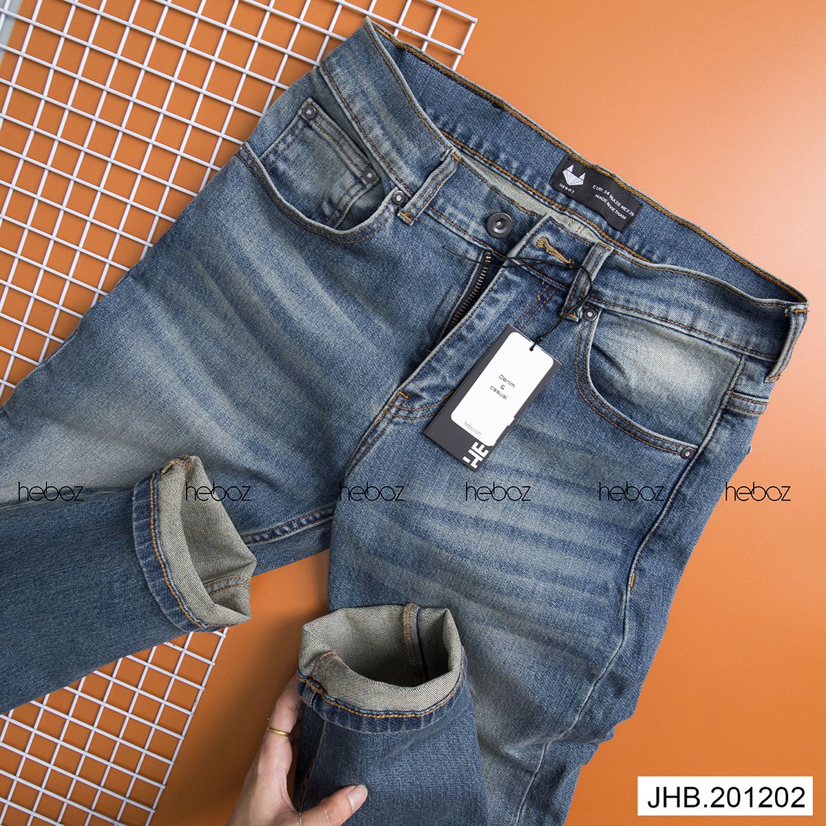 Quần jean suông Heboz 3M