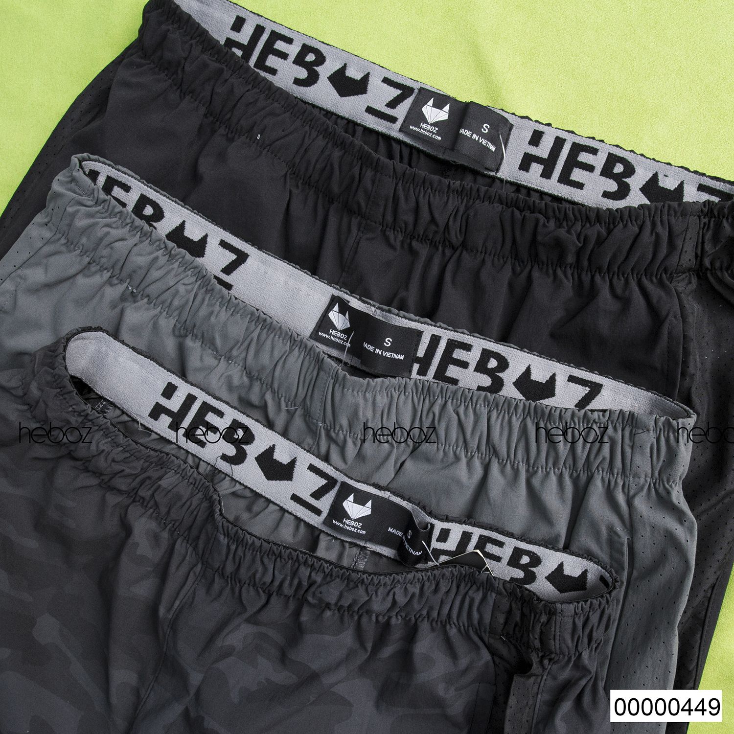 Quần short thun lạnh HB 3M(logo)