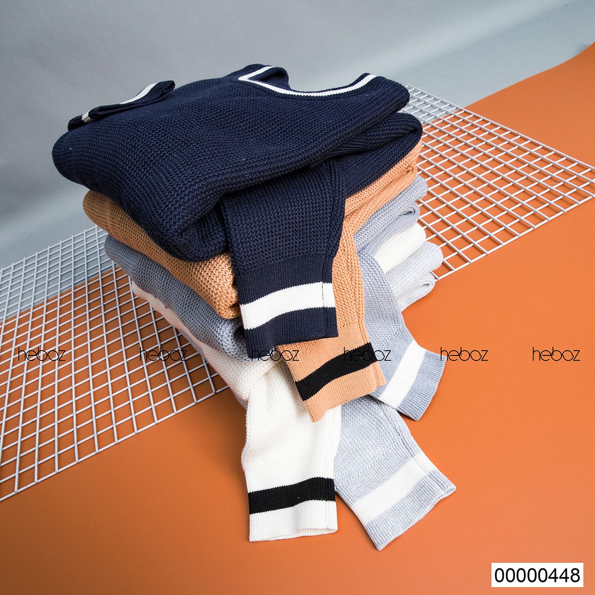 Áo len Heboz viền cổ 5M