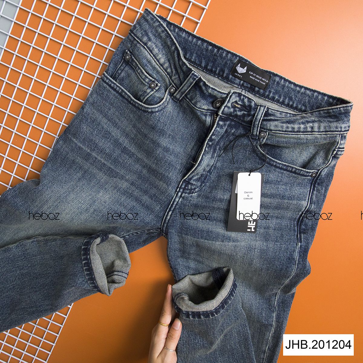 Quần jean HB 201204(xanh xám)