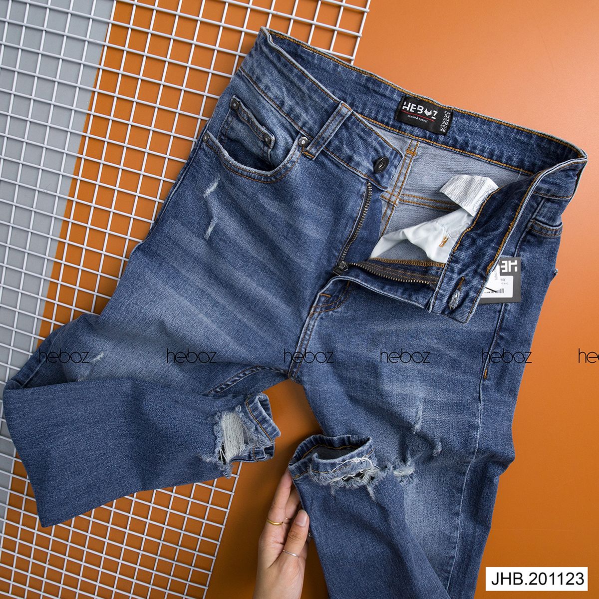 Quần jean skinny HB 201123(rách)