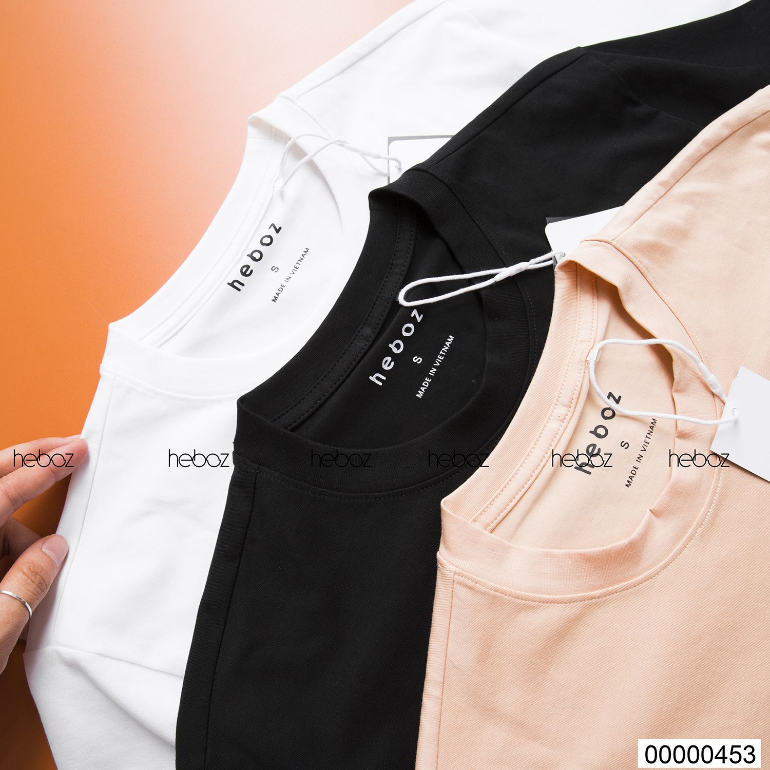 Áo thun Heboz logo nhỏ 3M