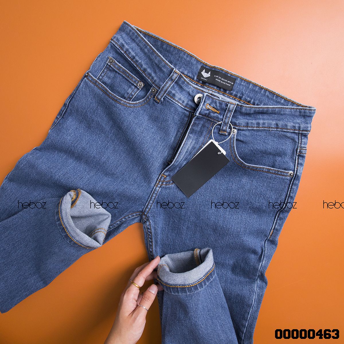 Quần jean HB slim 003(xanh đậm)