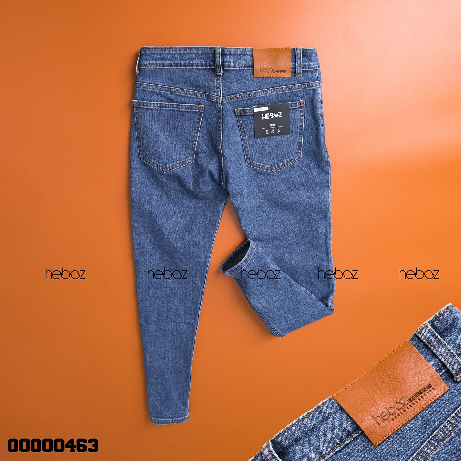 Quần jean HB slim 003(xanh đậm)
