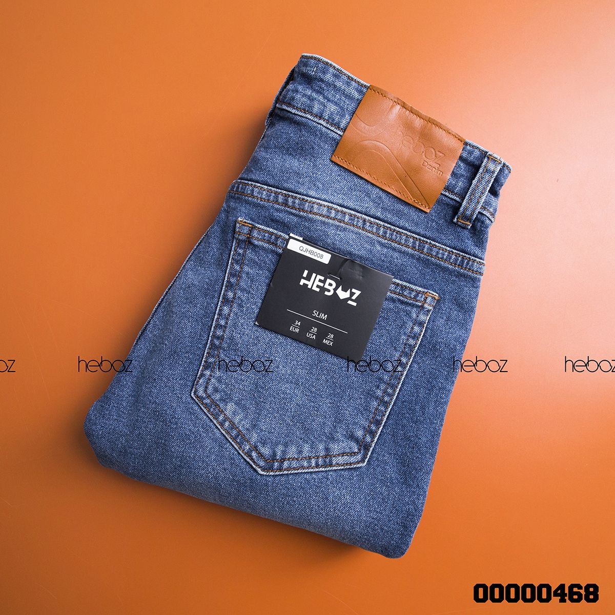 Quần jean HB slim 008(xanh)