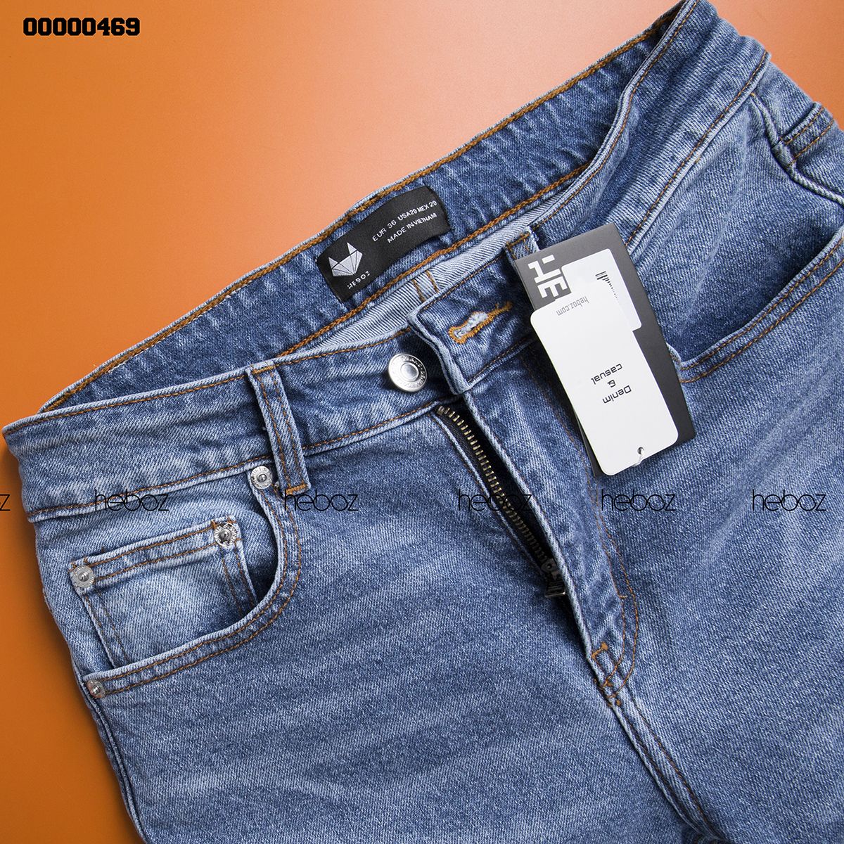 Quần jean HB slim 009(xanh)
