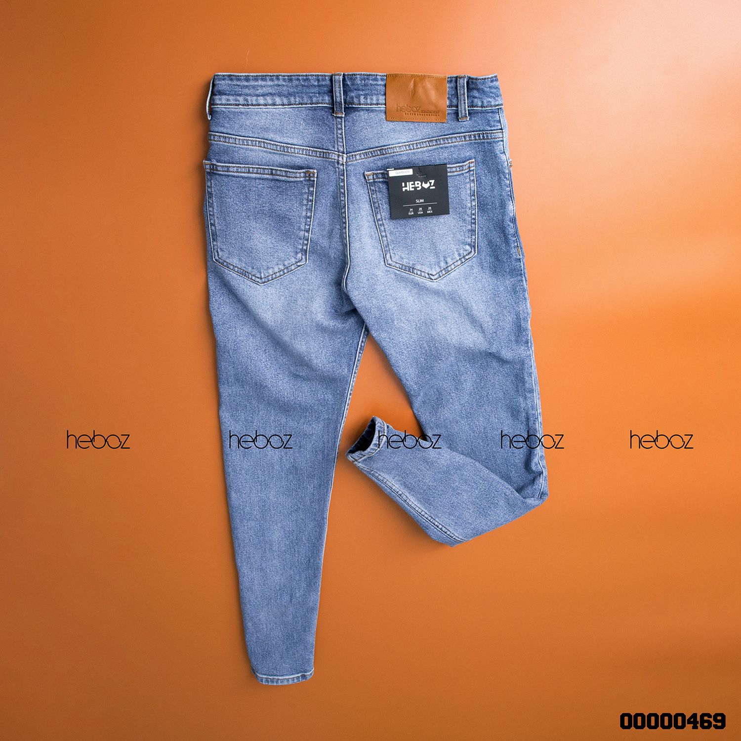 Quần jean HB slim 009(xanh)
