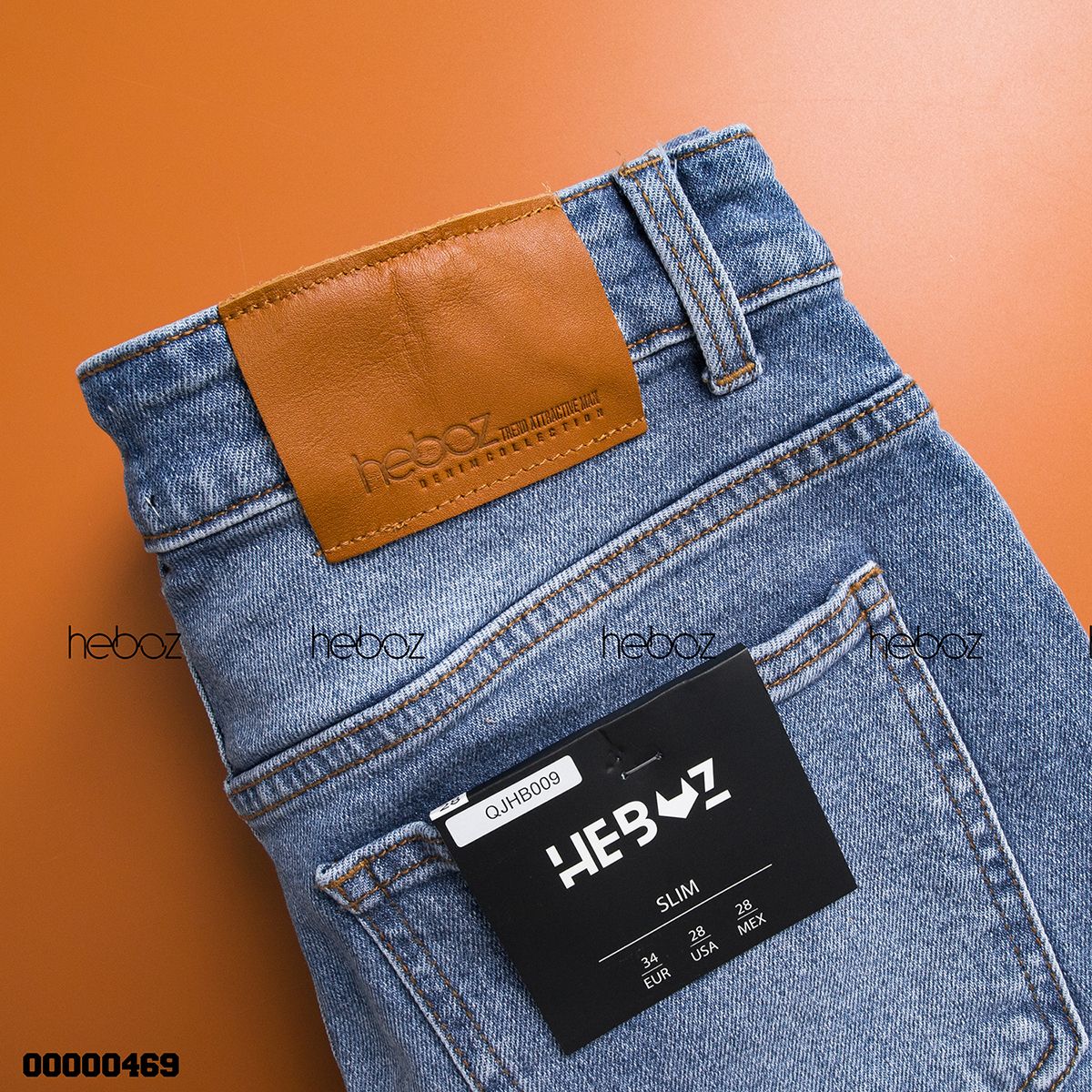 Quần jean HB slim 009(xanh)