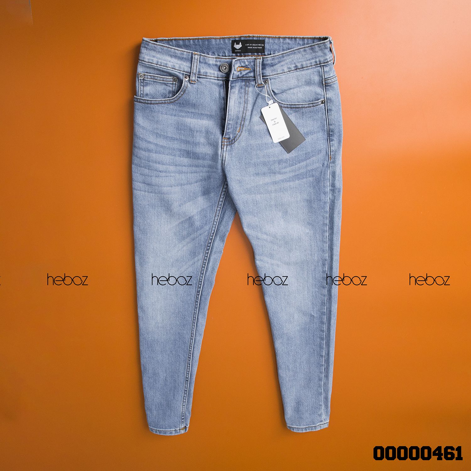 Quần jean HB slim 001(xanh nhạt)