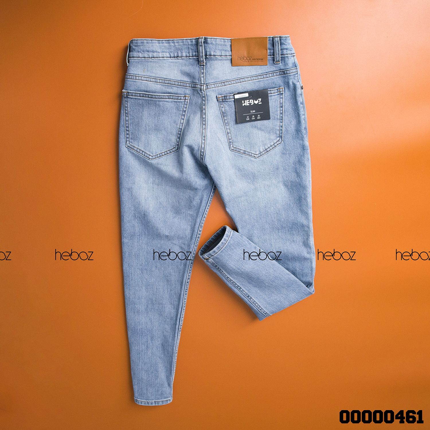 Quần jean HB slim 001(xanh nhạt)
