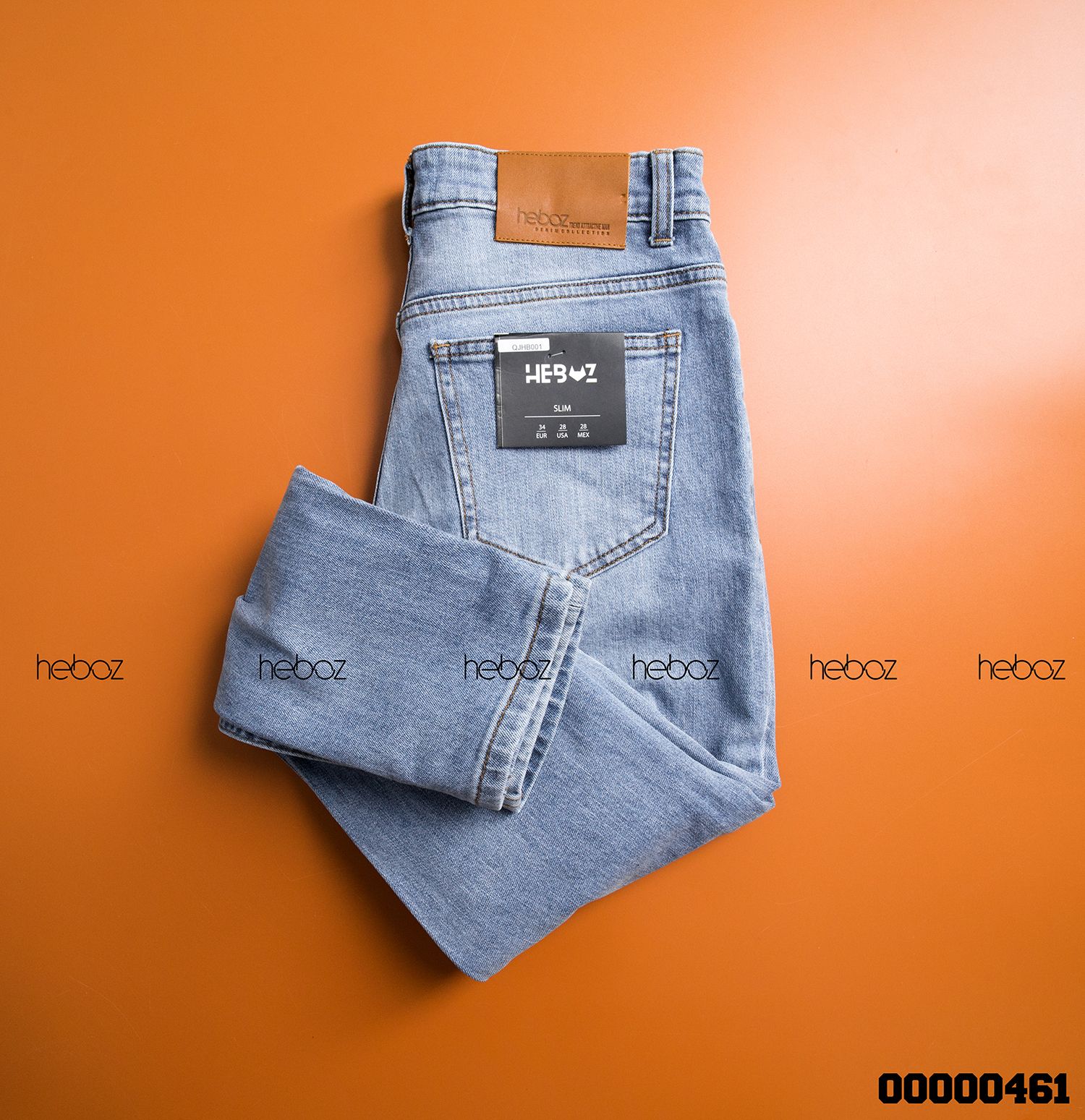 Quần jean HB slim 001(xanh nhạt)