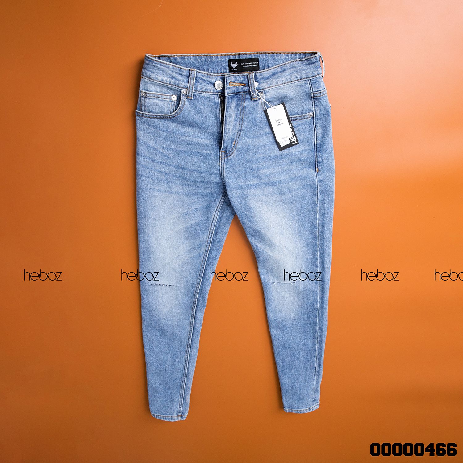 Quần jean HB slim 006(xanhrách)