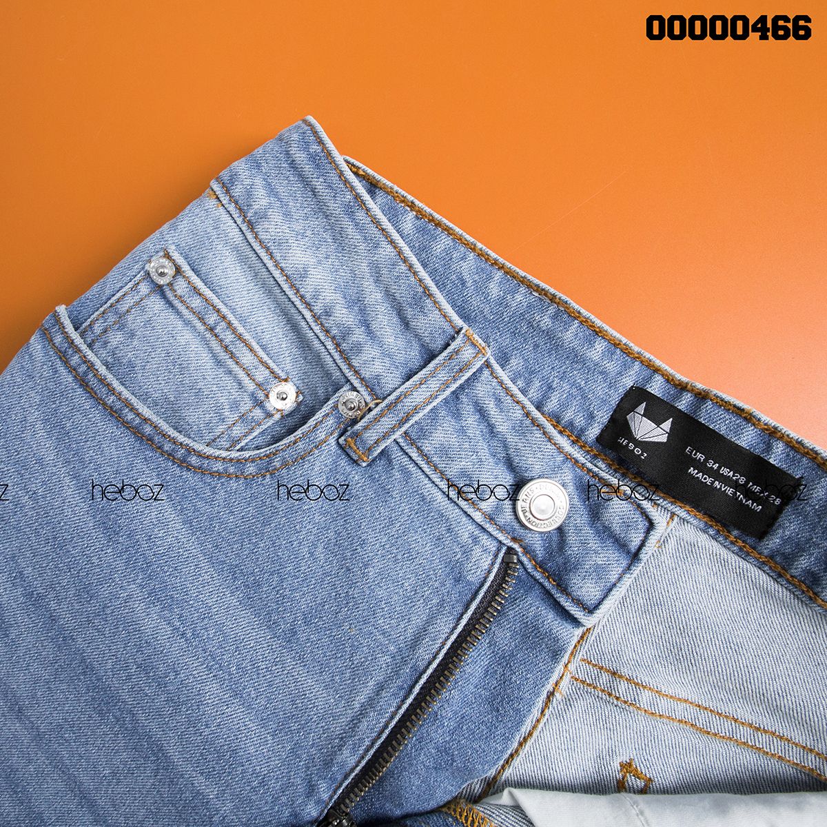 Quần jean HB slim 006(xanhrách)