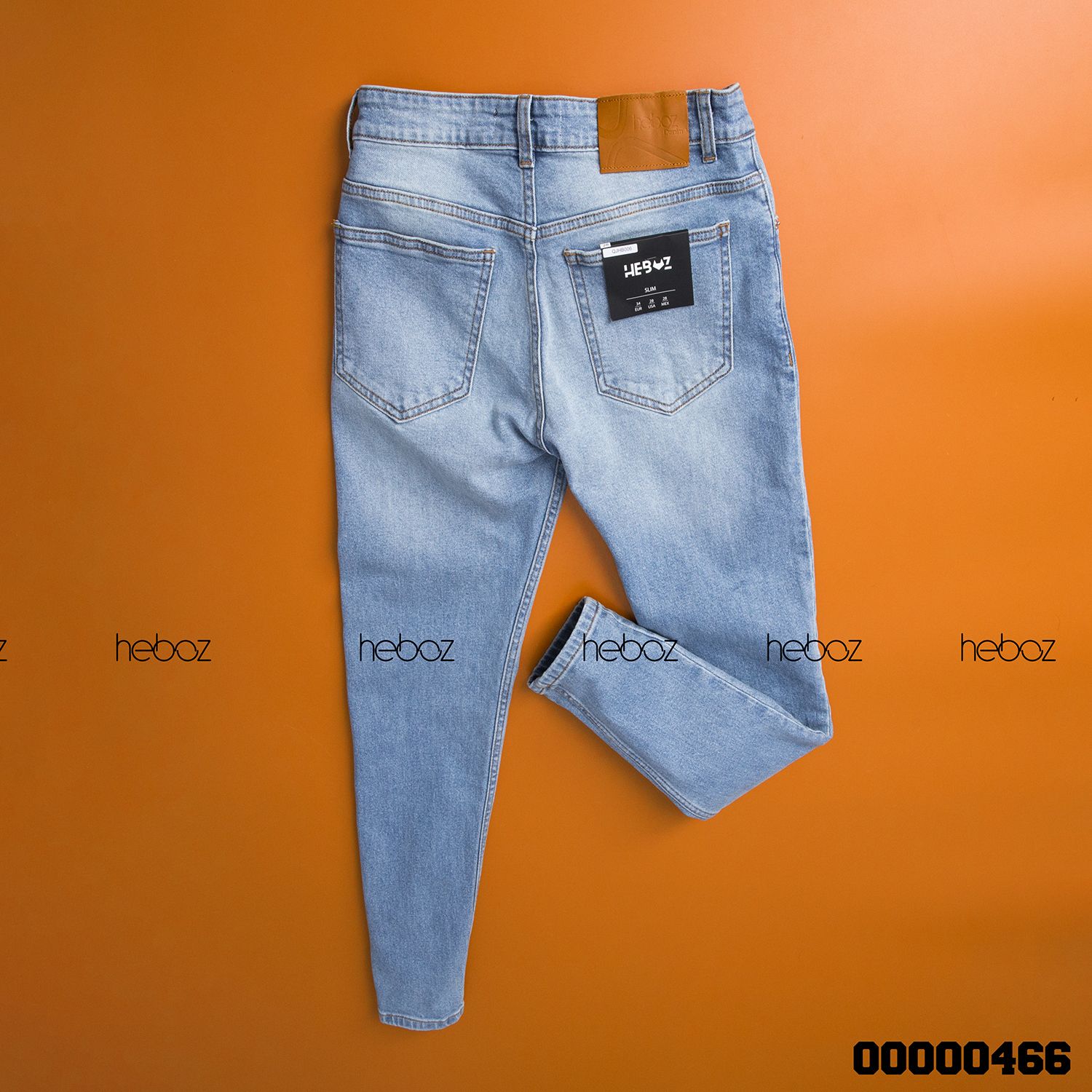 Quần jean HB slim 006(xanhrách)