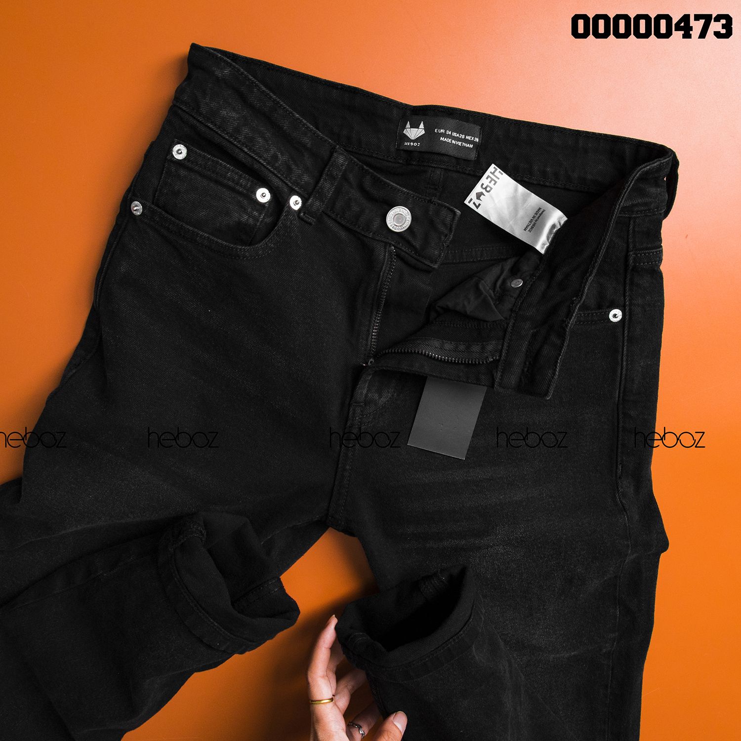 Quần jean HB slim 011(xám)